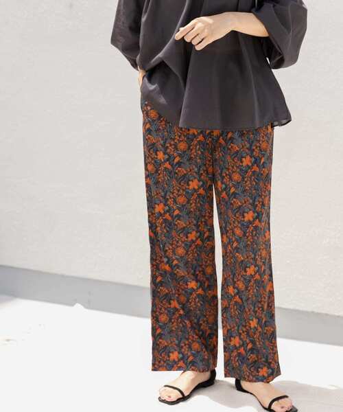 「URBAN RESEARCH DOORS」 イージーパンツ MEDIUM ネイビー レディース_画像7