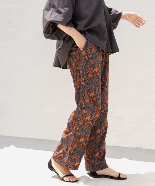「URBAN RESEARCH DOORS」 イージーパンツ MEDIUM ネイビー レディース_画像8