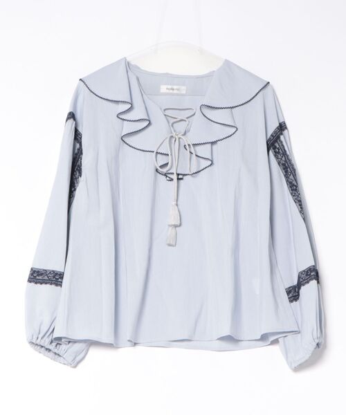 INGEBORG（インゲボルグ） tシャツ ボヘミアン調ブラウス レディース