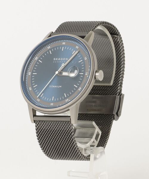 SKAGEN（スカーゲン） アナログ腕時計 - ブルー メンズ : ZOZOTOWN 
