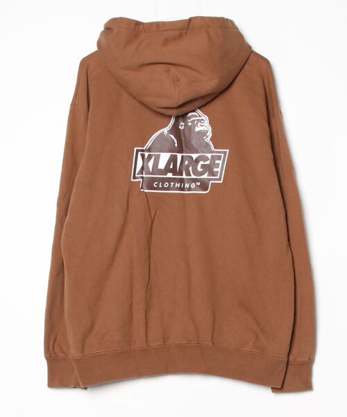 XLARGE」 プルオーバーパーカー LARGE ブラウン メンズ 【公式通販】