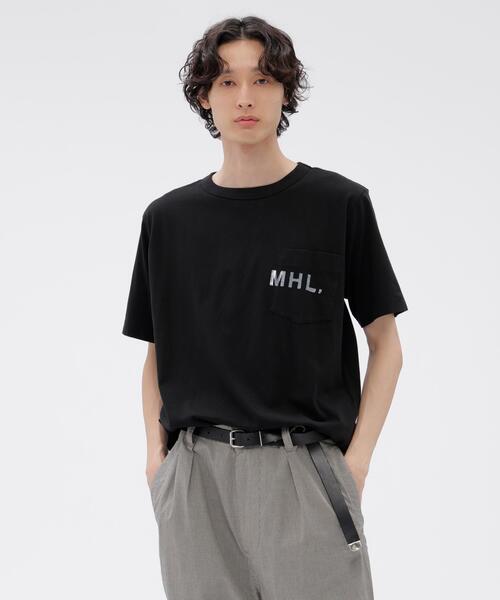 MHL 半袖Tシャツ MHL.（エムエイチエル） tシャツ PRINTED COTTON JERSEY TOP メンズ
