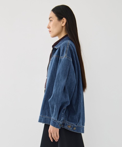 デニムジャケット gジャン 「VACHEMENT/ヴァシュモン」SOFT DENIM Gジャン/ソフトデニムジャケット レディースの画像
