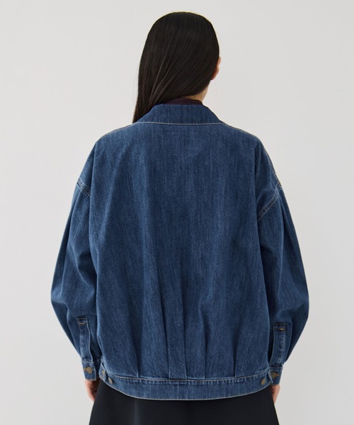 デニムジャケット gジャン 「VACHEMENT/ヴァシュモン」SOFT DENIM Gジャン/ソフトデニムジャケット レディースの画像