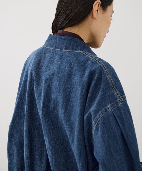 デニムジャケット gジャン 「VACHEMENT/ヴァシュモン」SOFT DENIM Gジャン/ソフトデニムジャケット レディースの画像