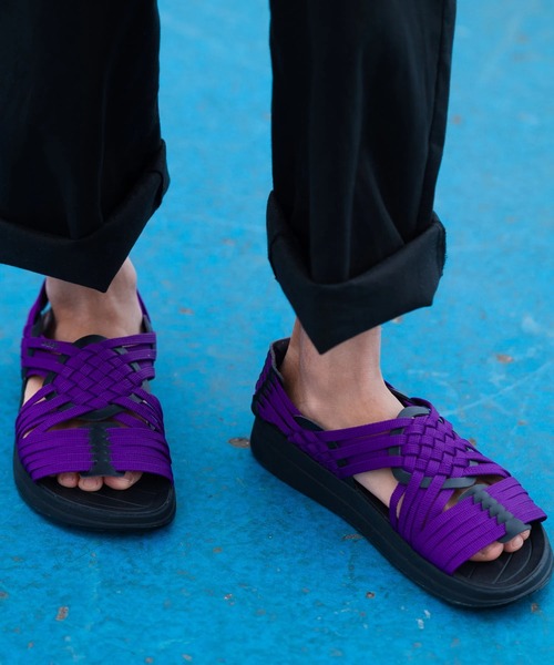 「MALIBU SANDALS」 サンダル 24cm ブラック メンズ_画像3