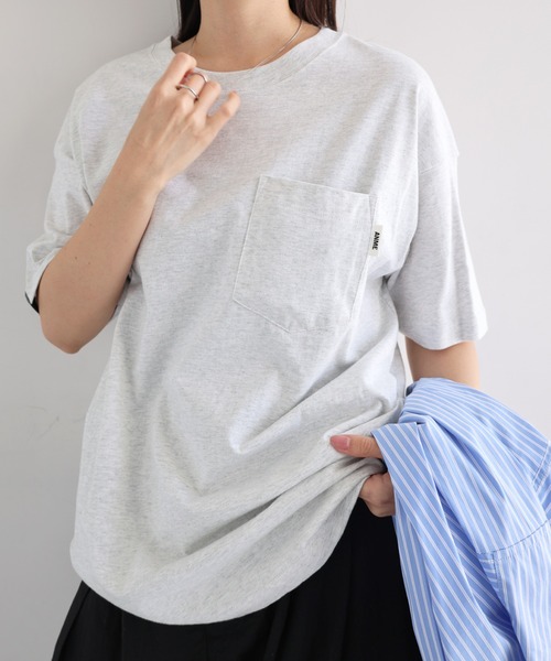 「ANME」 7分袖カットソー X-LARGE オフホワイト レディース_画像6