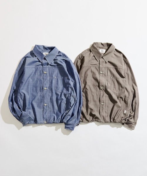 「WETTEMPT」 長袖シャツ SMALL チャコールグレー メンズ_画像5
