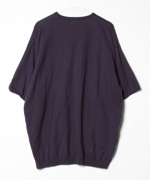 「Steven Alan」 半袖ニット X-LARGE ネイビー メンズ_画像2