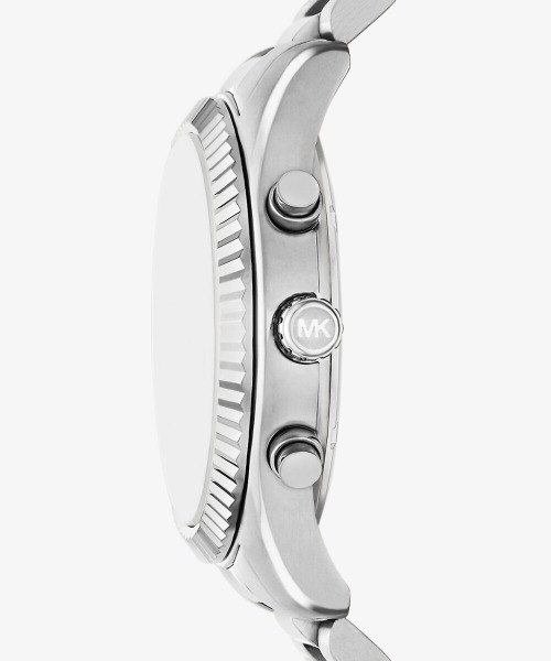 腕時計 LEXINGTON オーバーサイズ シルバートーン ウォッチ メンズの画像