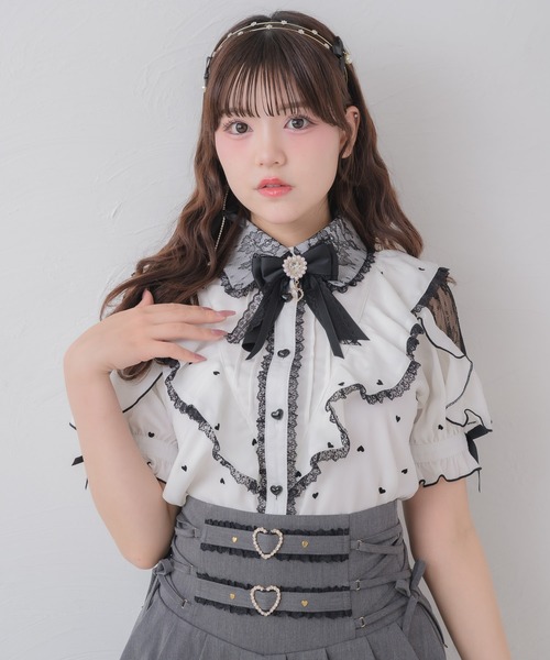 ROJITA（ロジータ） ブラウス シャツ ハートドットブラウス レディース 