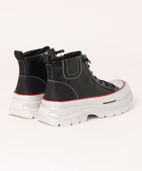 「Noubel Voug Relax」 ハイカットスニーカー 24.5cm ライトグレー レディース_画像2