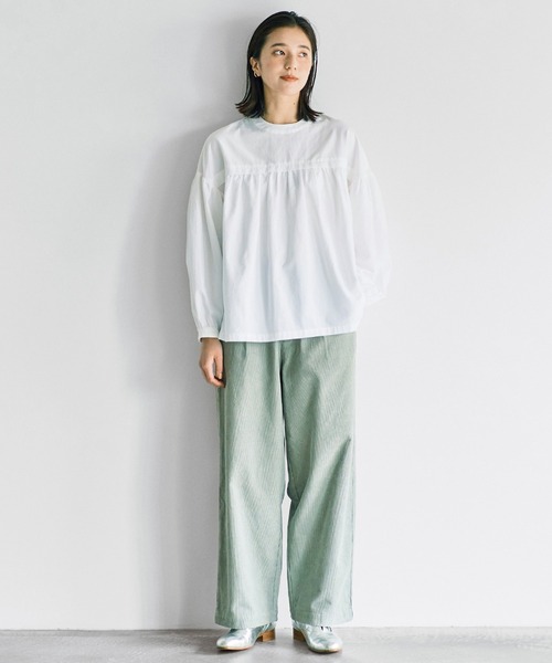 「avecmoi」 長袖ブラウス MEDIUM ホワイト レディース_画像2