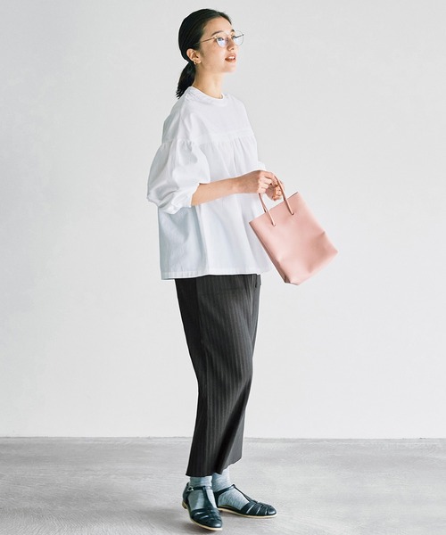 「avecmoi」 長袖ブラウス MEDIUM ホワイト レディース_画像6