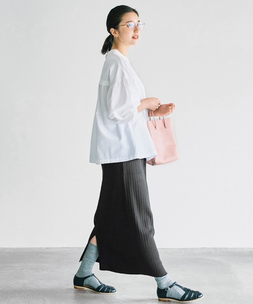 「avecmoi」 長袖ブラウス MEDIUM ホワイト レディース_画像7