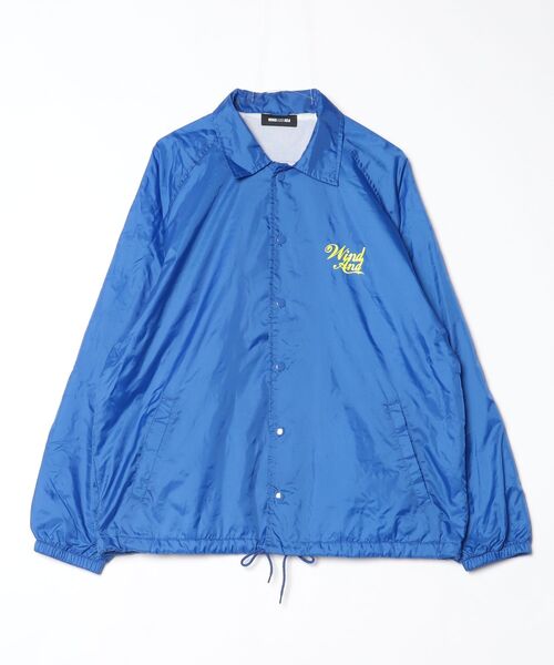 週末セール！WIND AND SEA コーチジャケット 新品 WIND AND SEA（ウィンダンシー） コーチジャケット L ブルー メンズ