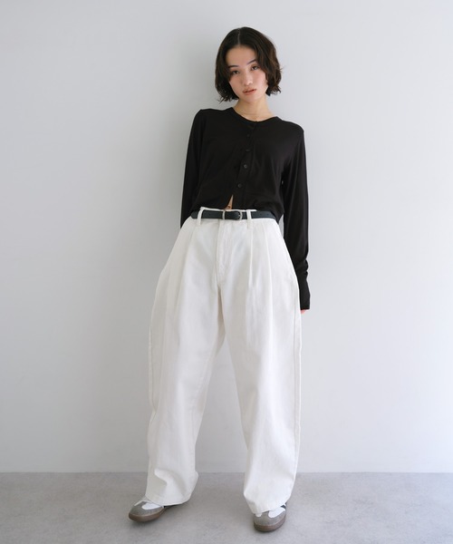 「ANME」 カーディガン M ネイビー レディース_画像4