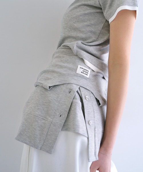 「ANME」 カーディガン M ネイビー レディース_画像8