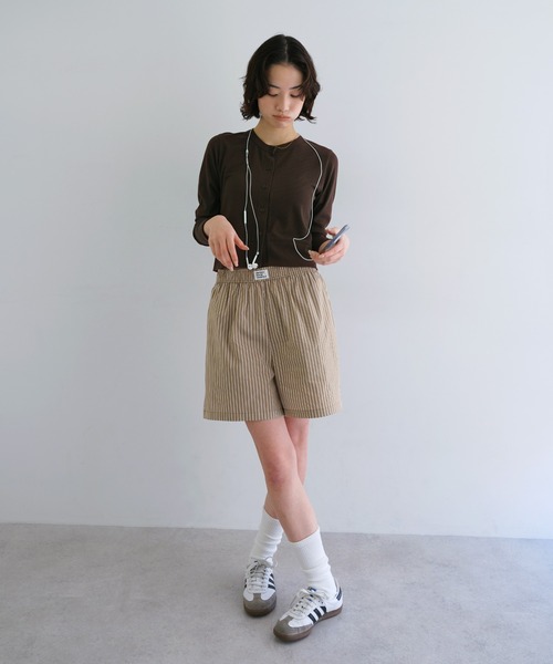 「ANME」 カーディガン M ネイビー レディース_画像9