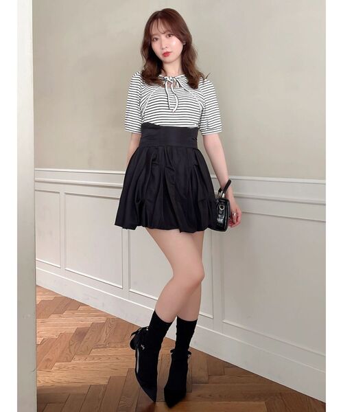 dazzlin バルーンミニスカート dazzlin（ダズリン） スカート バルーンミニスカート : ZOZOTOWN Yahoo