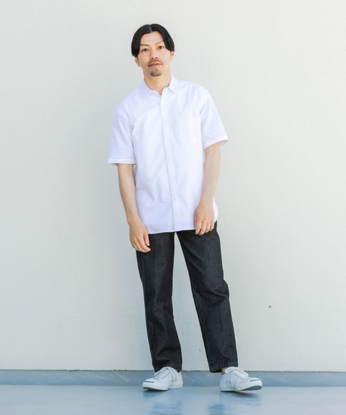 「URBAN RESEARCH ROSSO MEN」 半袖シャツ MEDIUM ブラック系その他 メンズ_画像5