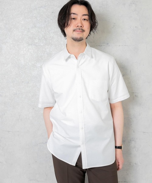 「URBAN RESEARCH ROSSO MEN」 半袖シャツ MEDIUM ブラック系その他 メンズ_画像7