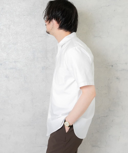 「URBAN RESEARCH ROSSO MEN」 半袖シャツ MEDIUM ブラック系その他 メンズ_画像8