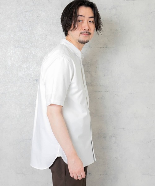 「URBAN RESEARCH ROSSO MEN」 半袖シャツ MEDIUM ブラック系その他 メンズ_画像9
