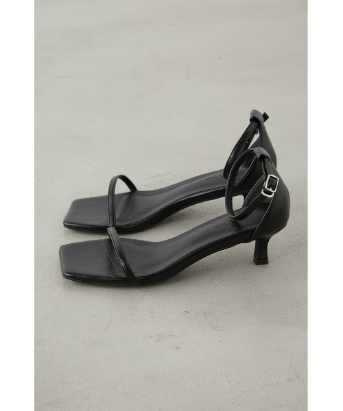 「crie conforto」 ヒールサンダル MEDIUM レッド レディース_画像2