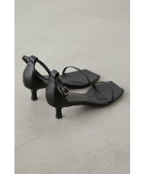 「crie conforto」 ヒールサンダル MEDIUM レッド レディース_画像4