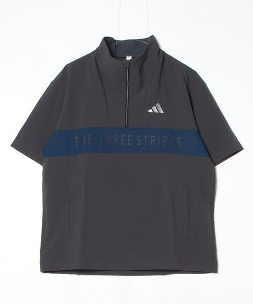 adidas（アディダス） コート ジャケット カラーブロック ハーフジップ
