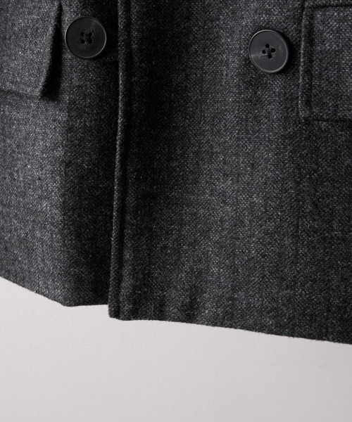 CLEL（クレイル） ブルゾン アウター 「CLEL」Wool Blend Herringbone
