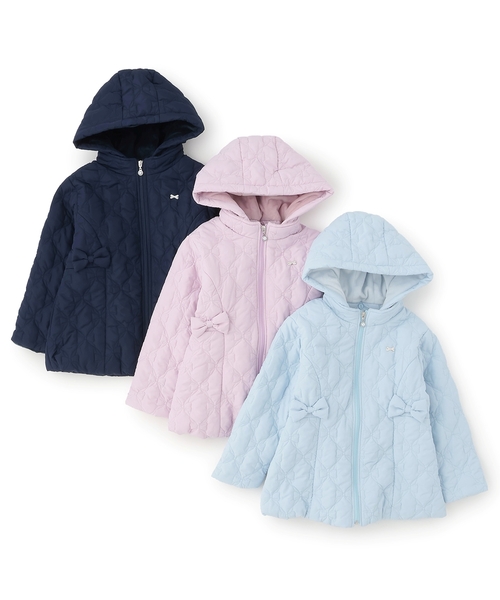 mezzo piano ブルゾン アウター リボンキルティング ブルゾン キッズ