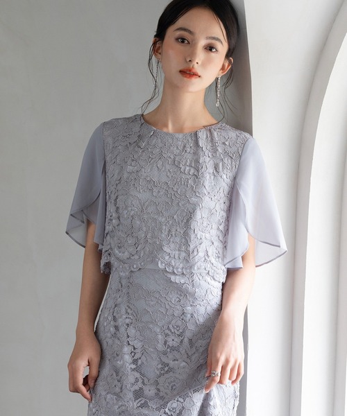 DRESS STAR ドレス 結婚式ワンピースセットアップ風デザイン