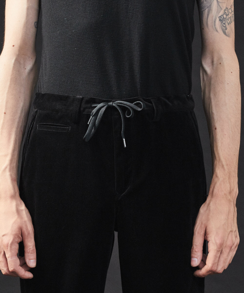 5351 POUR LES HOMMES パンツ マイクロベロアツイルパンツ メンズ