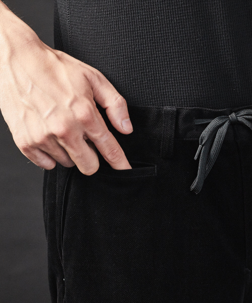 5351 POUR LES HOMMES パンツ マイクロベロアツイルパンツ メンズ