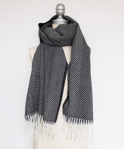 AVALON ストール マフラー ヘリンボーンストール レディース