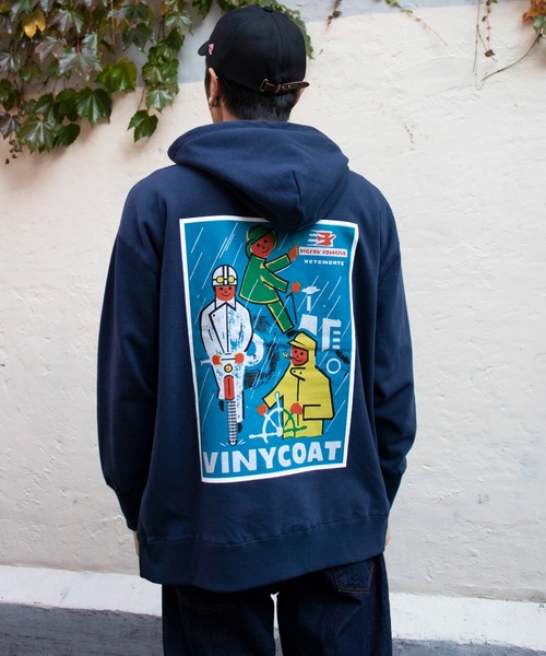 Le Pigeon Voyageur パーカー 「Le Voyageur」裏毛スウェット