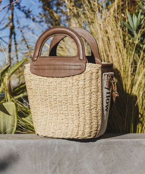 BAYFLOW ハンドバッグ ロゴテープPPバケツバッグ : ZOZOTOWN Yahoo!店