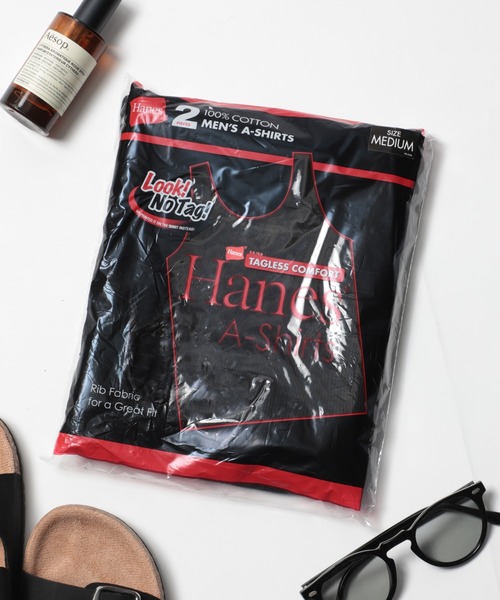 Hanes（ヘインズ） タンクトップ 「Hanes」2Pセット！ チューブボディ
