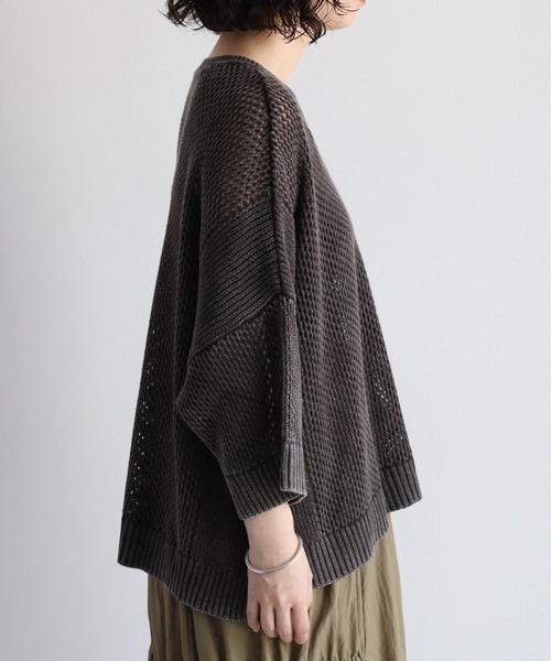 C.E cavempt メッシュ ニット セーター Mサイズ MESH TRACK CREW NECK | C.E(シーイー) / トップス カットソー長袖