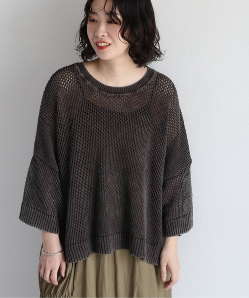 C.E cavempt メッシュ ニット セーター Mサイズ MESH TRACK CREW NECK | C.E(シーイー) / トップス カットソー長袖