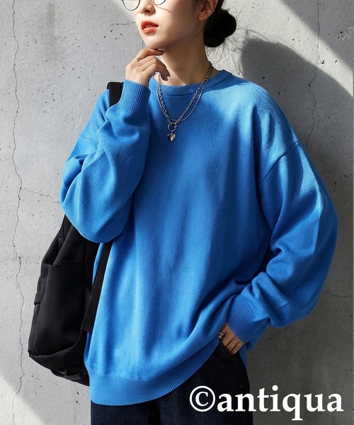 antiqua（アンティカ） ニット セーター ハイゲージニット レディース