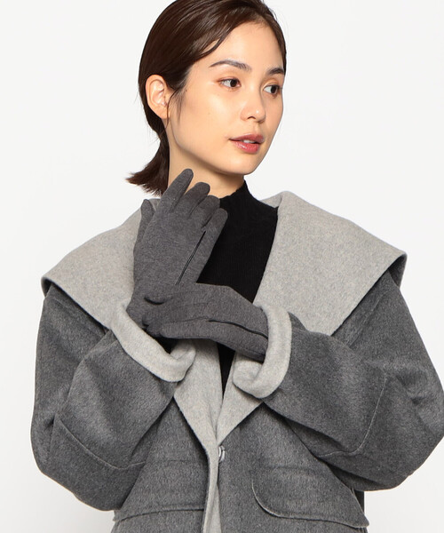 COMME CA ISM（コムサイズム） 手袋 ジャージーグローブ レディース 