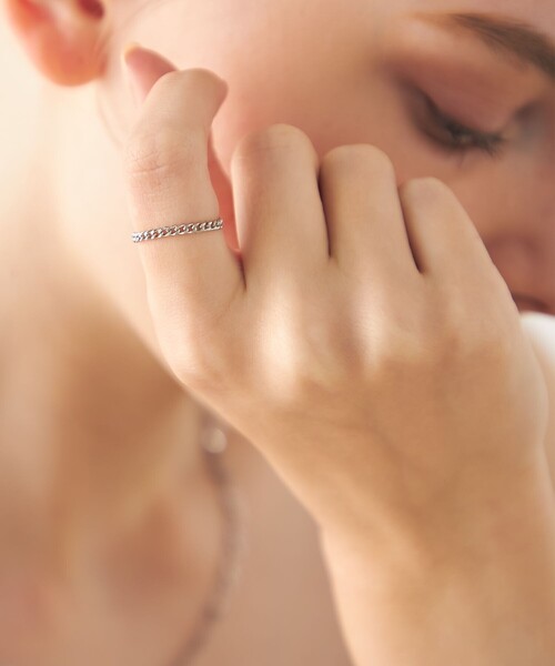 最終お値下げです！ete チェーンリング　シルバー　15号　美品 Ring（リング） ｜ New Arrival ｜ ete／ete bijoux | エテ