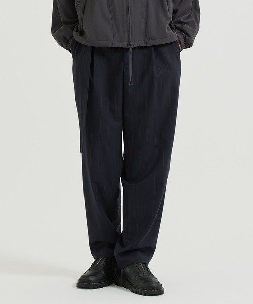 UJOH パンツ スラックス メンズ 「UJOH HOMME / ウジョーオム」1 Tuck  