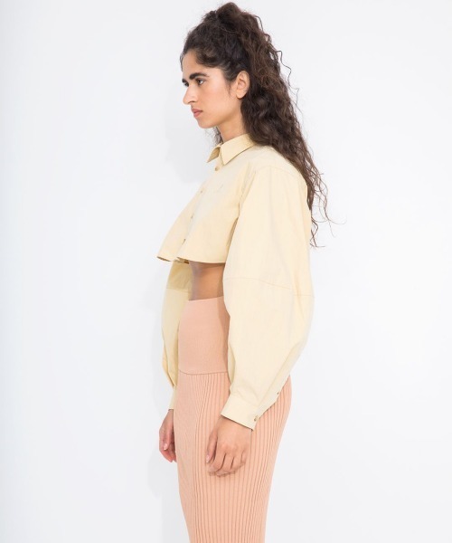 leinwande トップス leinwande（ラインヴァンド） ブラウス シャツ Cotton Cropped Shirts