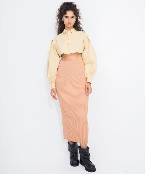 leinwande（ラインヴァンド） ブラウス シャツ Cotton Cropped Shirts