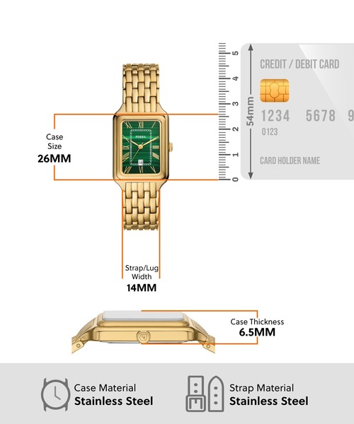 FOSSIL（フォッシル） 腕時計 腕時計 レディース アナログ ステンレス
