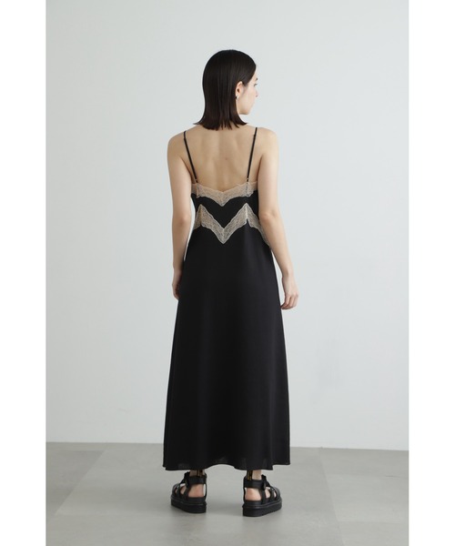 JILL STUART ブラックキャミワンピース ジルバイジルスチュアート JILL by JILLSTUART ドレープキャミ